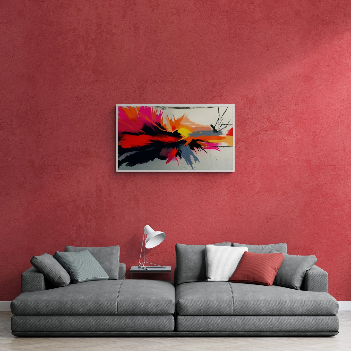 Dancing Flamescape Digital Artistry