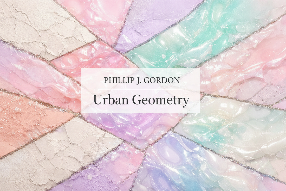Geometric abstract digital art print