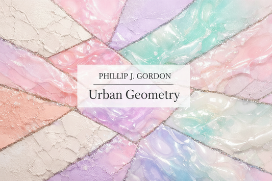 Geometric abstract digital art print