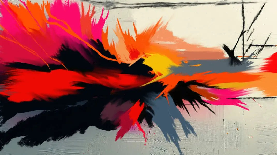 Dancing Flamescape Digital Artistry
