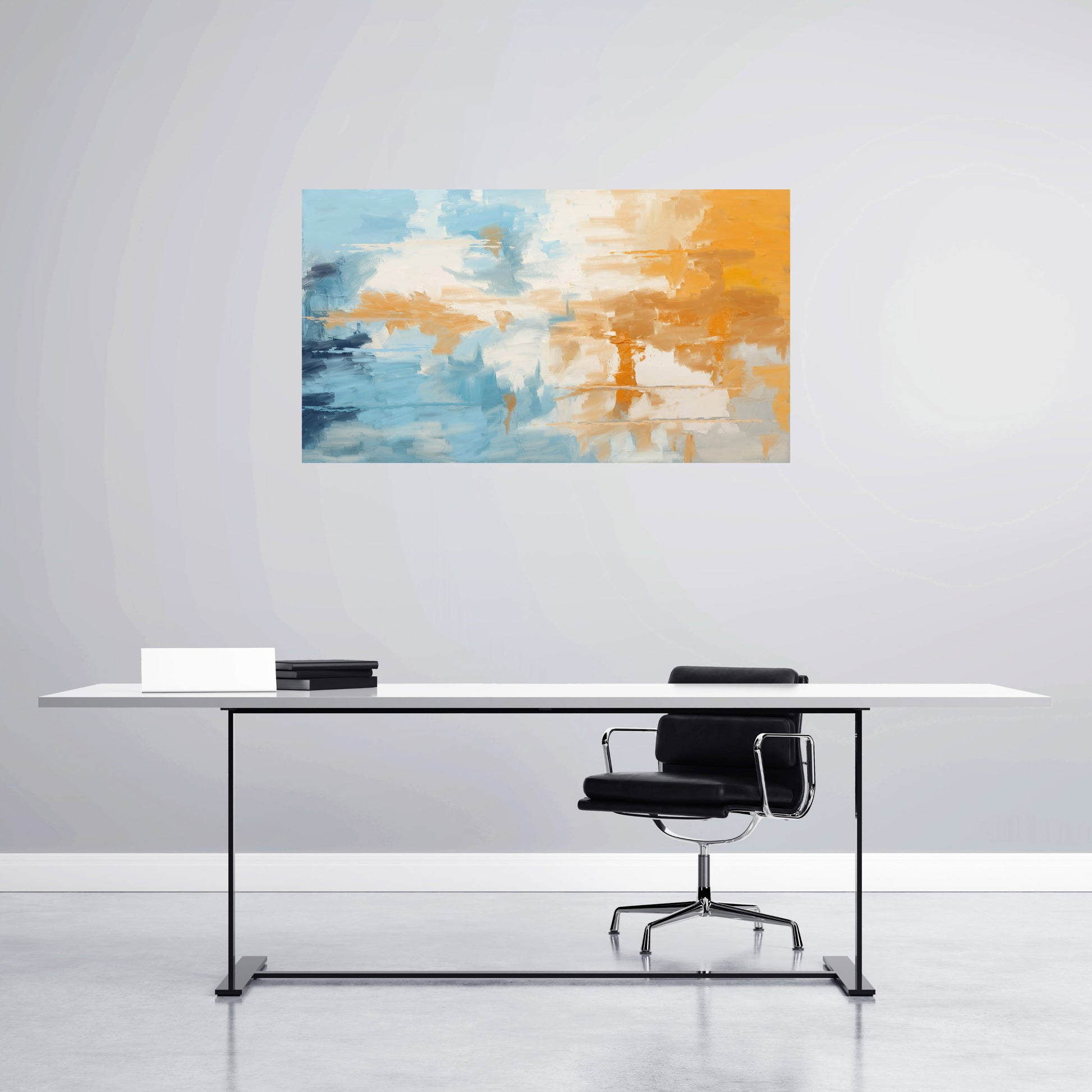 soothing colour palette wall art