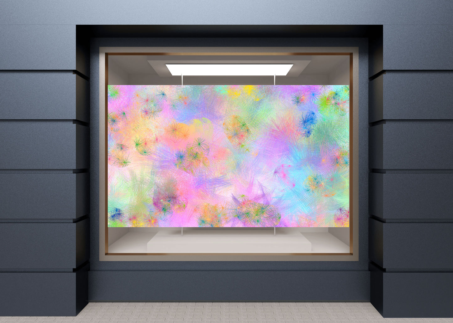 Glimmering Glitches — Watercolour Pastel Digital Art Print
