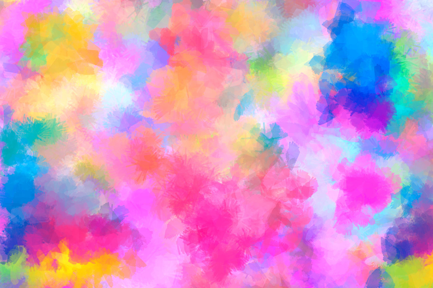 Painted Puddles abstract pastel digital art print — soft blush and lavender brushstrokes, instant download
