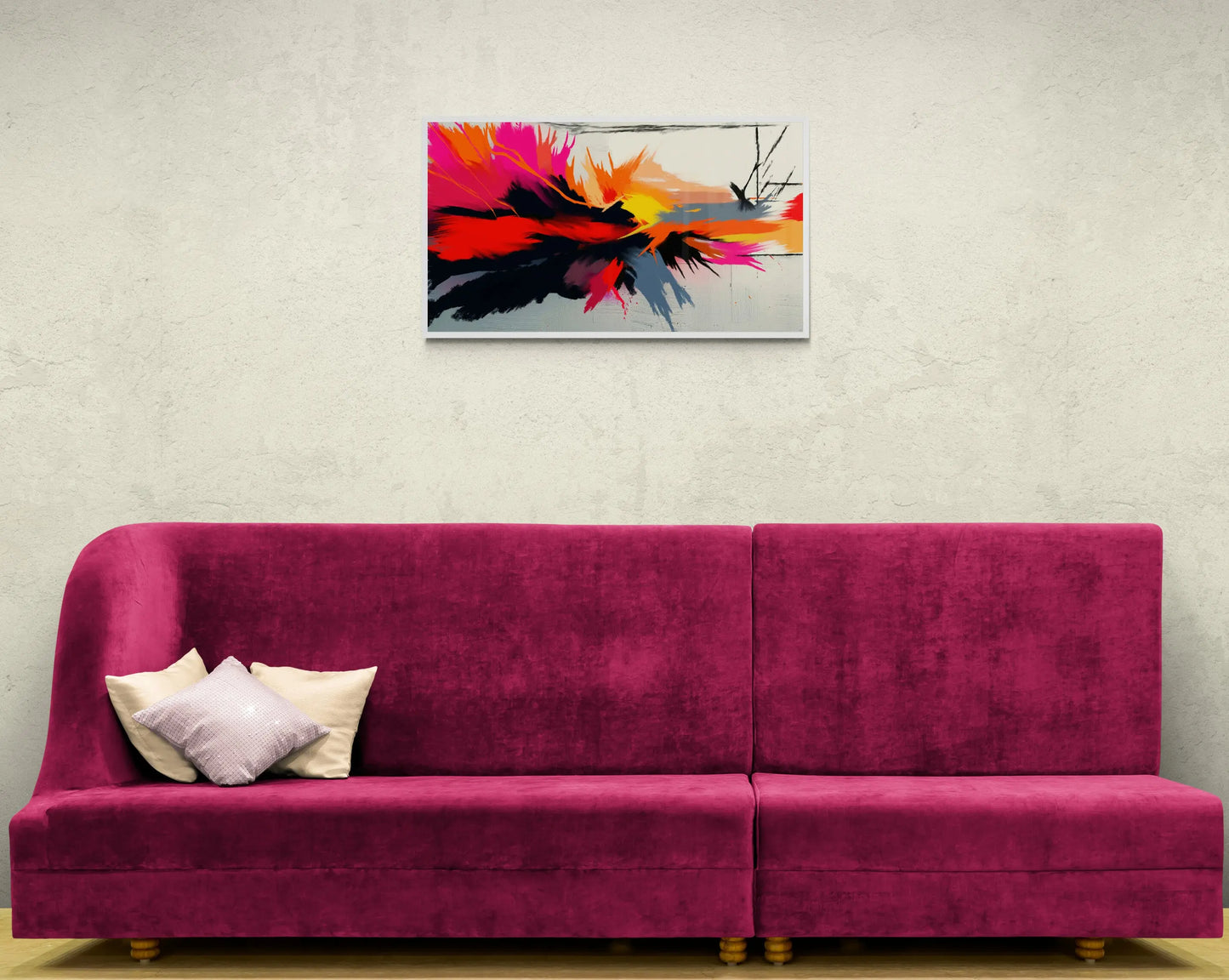 Dancing Flamescape Digital Artistry