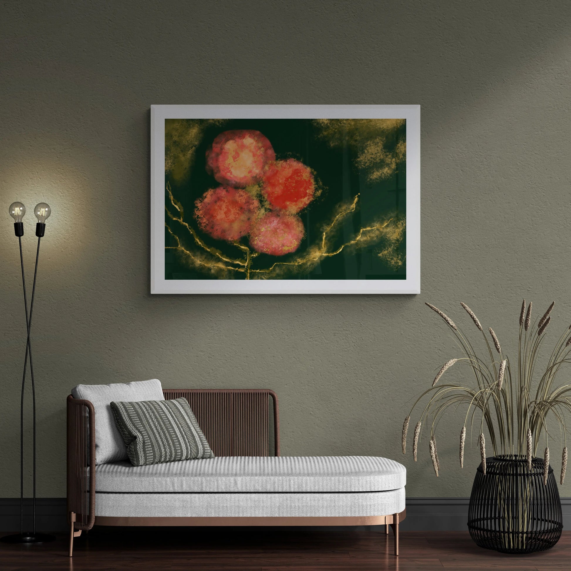 Electric Bloom Digital Artistry