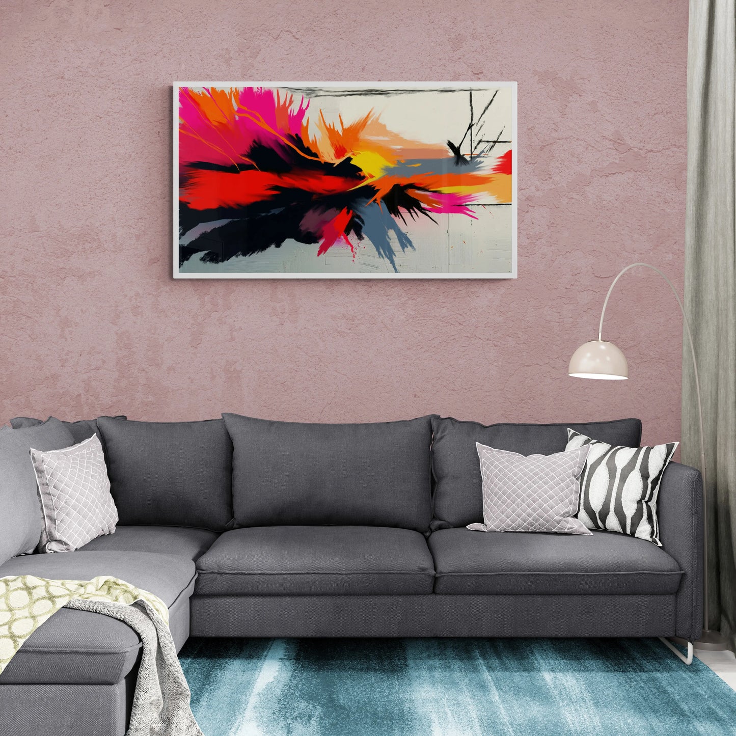 Dancing Flamescape Digital Artistry